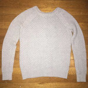 MAX STUDIO womens Small gray knit button detail sweater